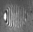 Interferometer graph of transmitted wavefront after noise removal and contrast boost